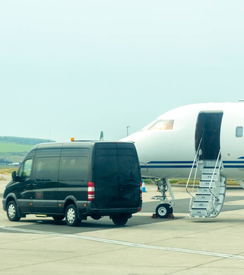 Mercedes Van_Airport_pickup